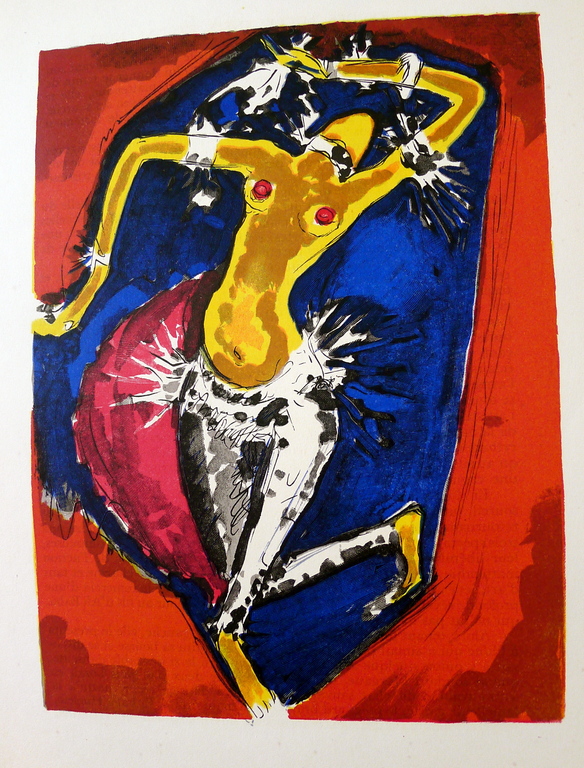 Kees van Dongen  een houtgravure  naar aquarel uit 1001 nacht, 1955 . kopen? Bied vanaf 15!