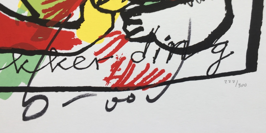 Herman Brood - Lekker ding - Originele hand gesigneerde zeefdruk kopen? Bied vanaf 1!
