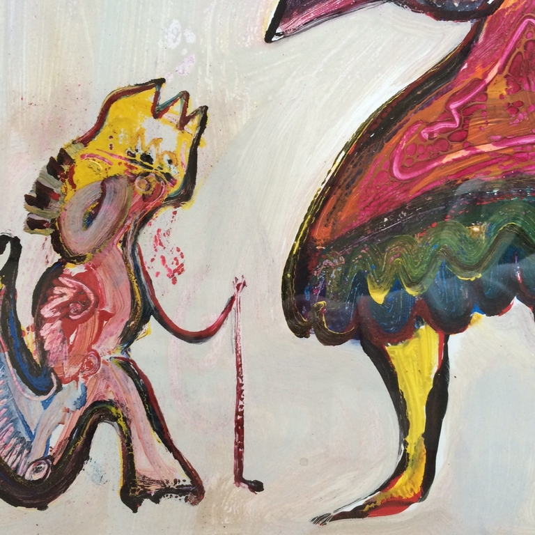 Jan te Wierik, origineel schilderij op papier in mooie lijst. kopen? Bied vanaf 700!