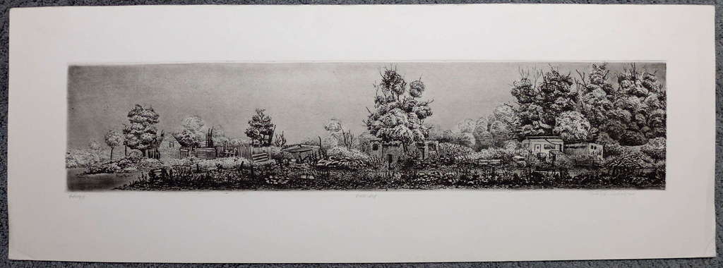 Gerard van Rooy ets uit 1974 verkocht voor € 60!