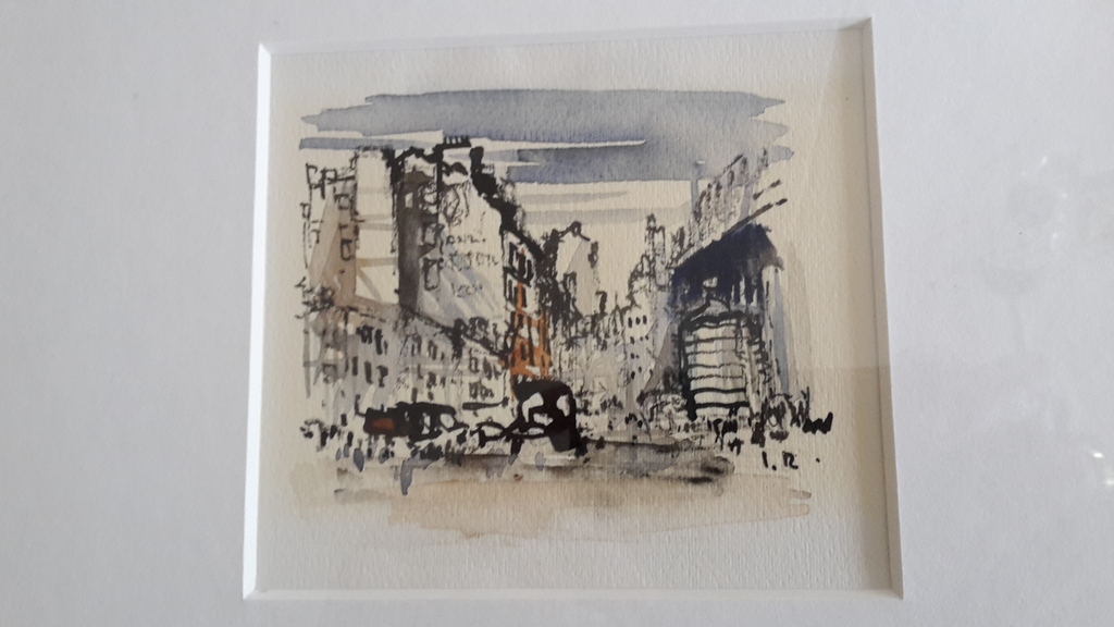 Jan Rijlaarsdam : aquarel verkocht voor € 100!