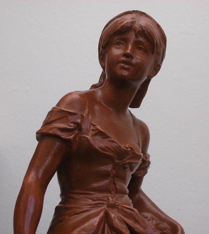 Moreau Mathurin,1822-1912.Terracotta Ca.1880.60 cm. kopen? Bied vanaf 195!