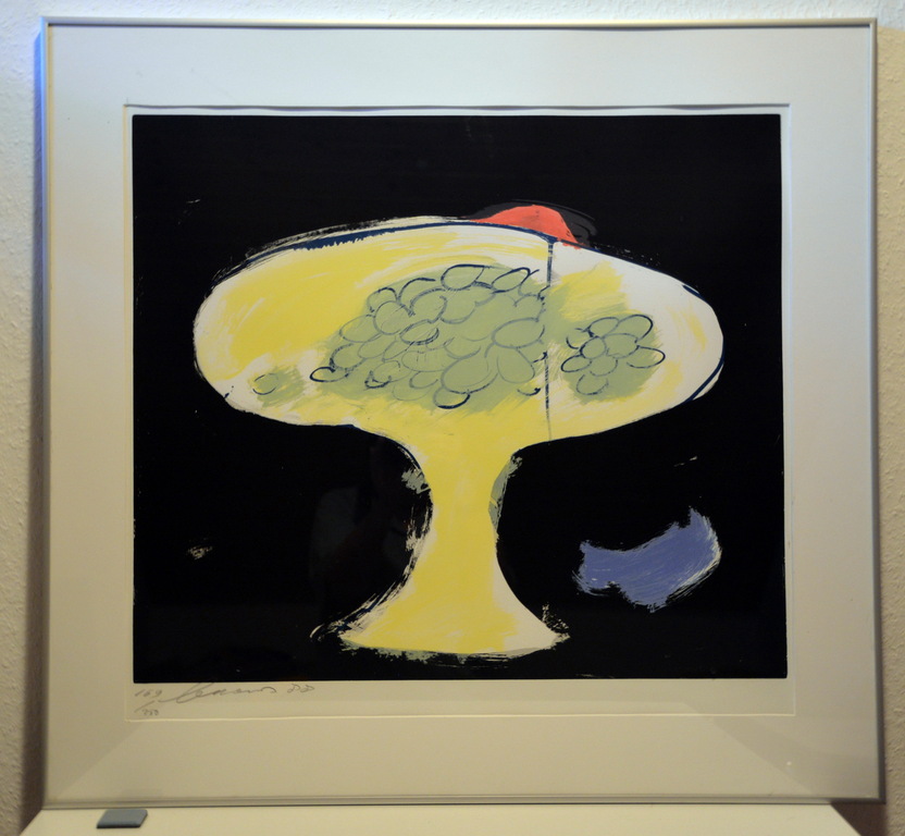 EUGENE BRANDS ' The Grapes ' , Kleurenlitho, 1988 Nummer 169/250 - in lijst verkocht voor € 265!