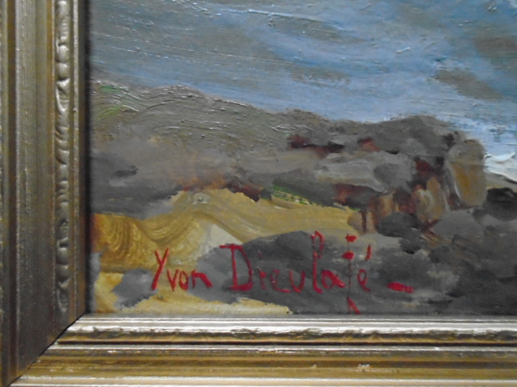 Yvon Dieulafé - olieverf - Côte Sauvage  kopen? Bied vanaf 140!