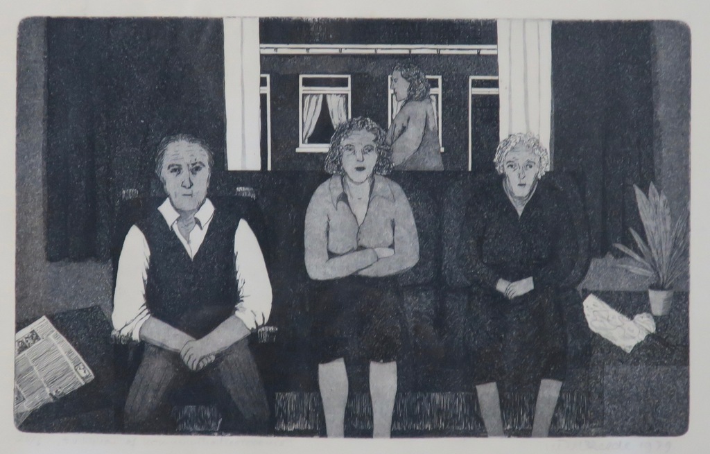 Lieke Vreede: Ets, t.v. kijken of kummunikatiestoornis? - Ingelijst kopen? Bied vanaf 1!