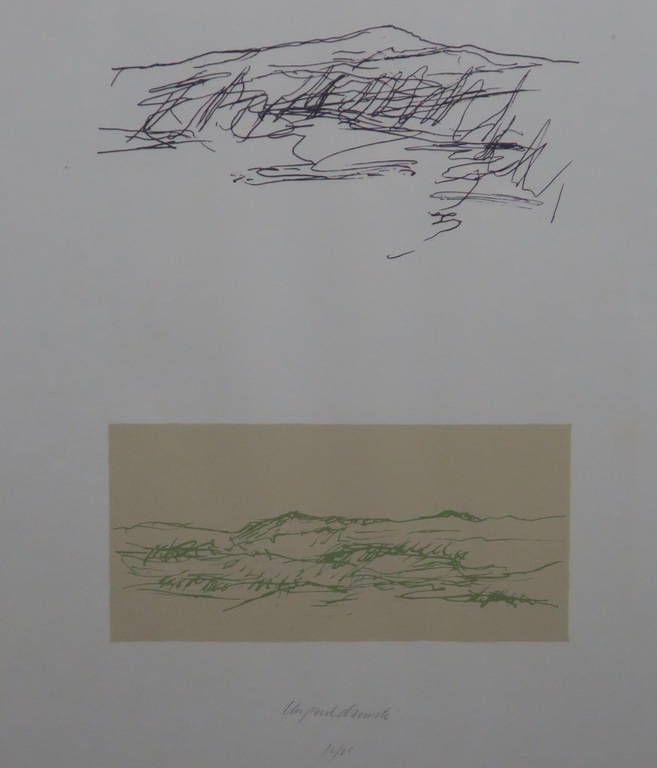 Christiaan Paul Damste: Zeefdruk, Twee landschappen kopen? Bied vanaf 1!