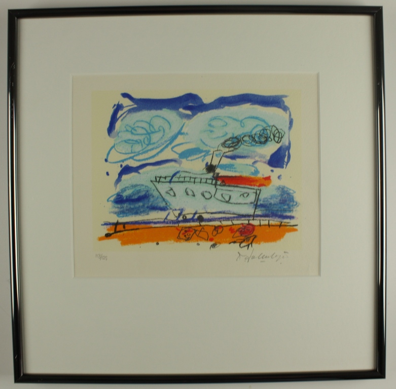 Kees Salentijn - Kees Salentijn, zeefdruk (INGELIJST) kopen? Bied vanaf 79!