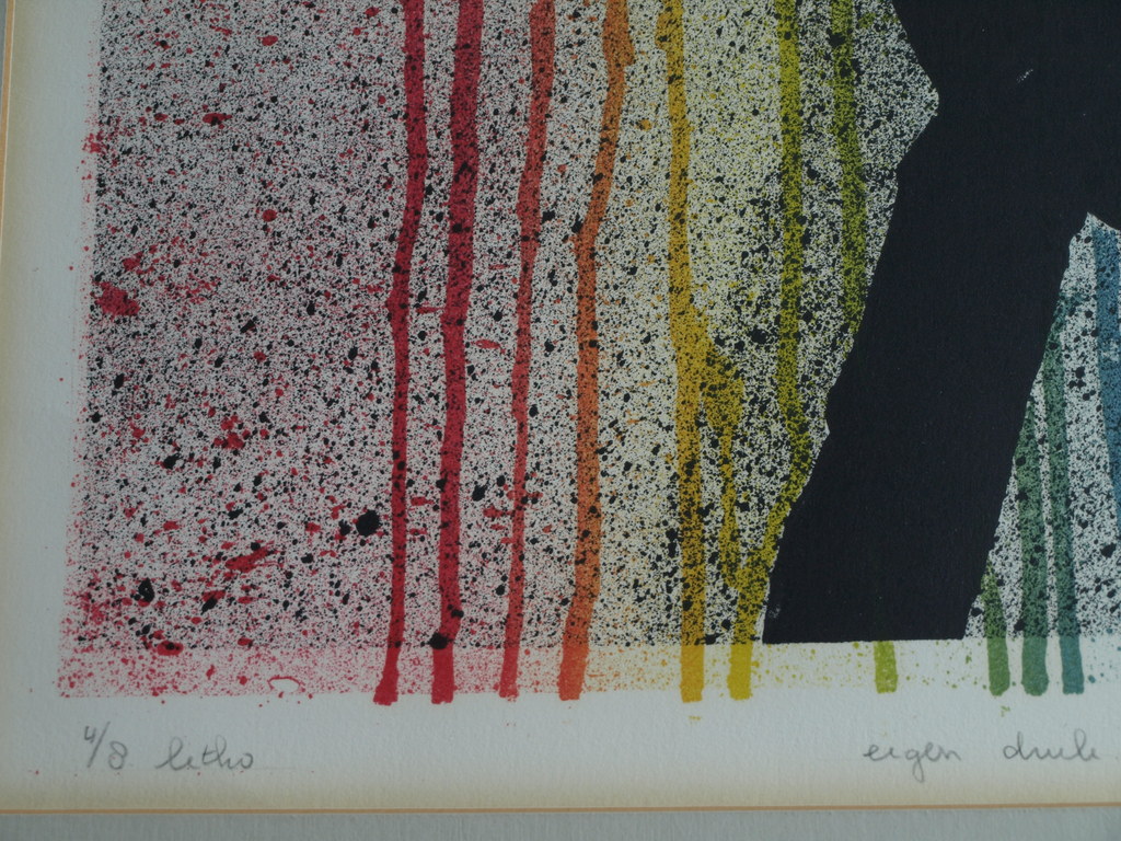 Olga Schnitker : Litho, The End of the Line â�� gesigneerd & ingelijst â�� 1979 kopen? Bied vanaf 80!