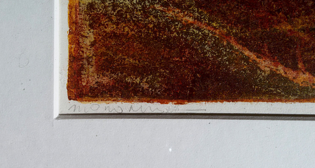 Thea Figee - Abstract, monotype (mooi ingelijst) kopen? Bied vanaf 45!