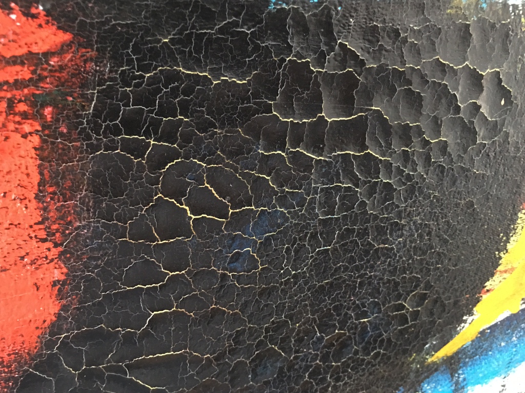 groot werk Henk Vierveijzer (schilderij 95x85 cm) kopen? Bied vanaf 450!