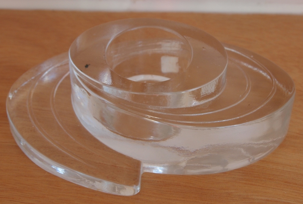 Design 'ijsblok' glazen votive kandelaar kopen? Bied vanaf 1!