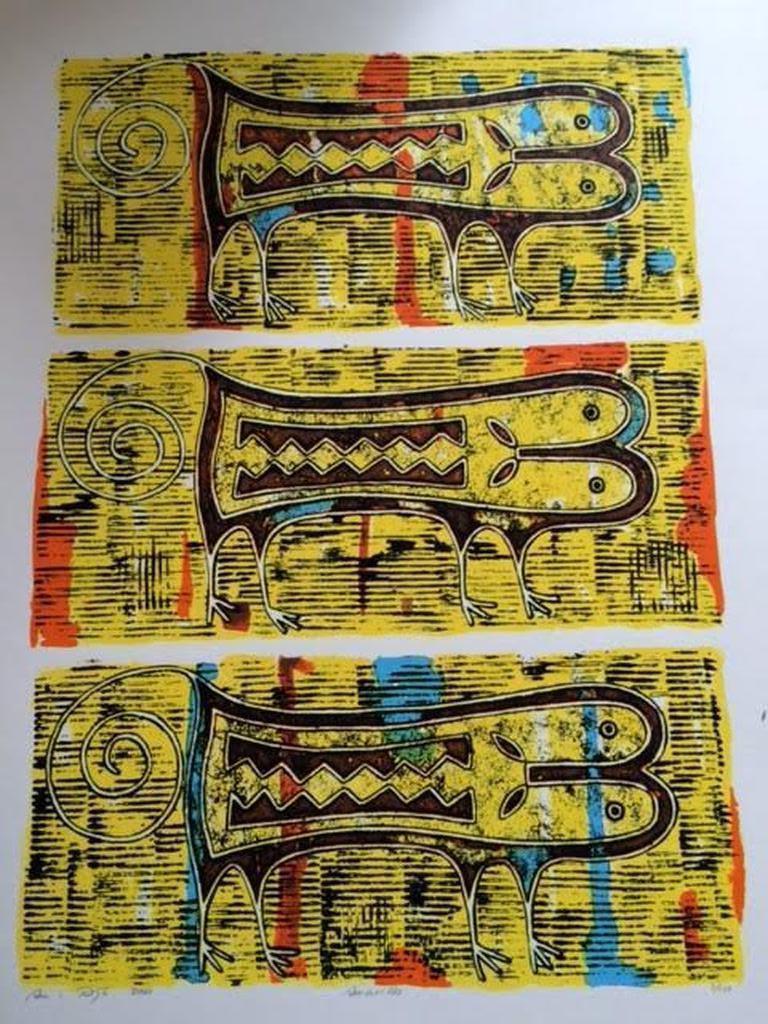 Ans van Dijk Zeefdruk Titel  kopen? Bied vanaf 1!