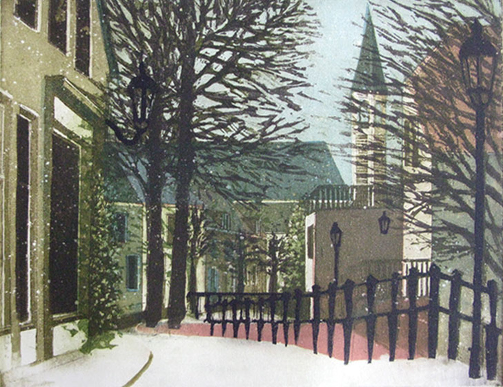 Laetitia de Haas - LANGS DE GRACHT - kleurets verkocht voor € 130!