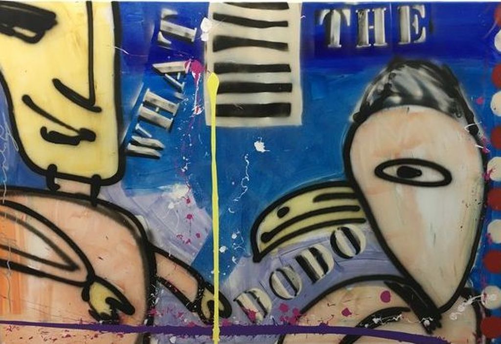 Espen Greger Hagen schilderij 155 x 100 cm TOPWERK verkocht voor € 550!