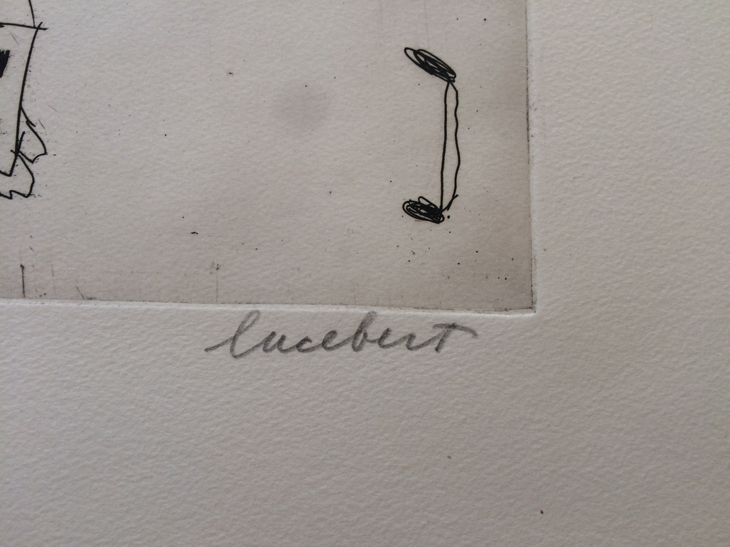 Lucebert, ets, Lof van de Vetzucht, 1975 kopen? Bied vanaf 95!