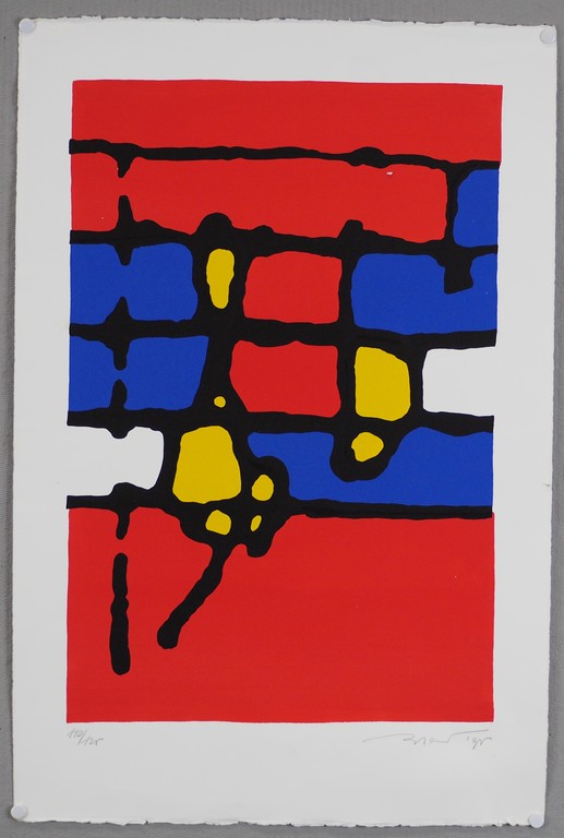 Willem Brauck: Zeefdruk, zonder titel kopen? Bied vanaf 20!