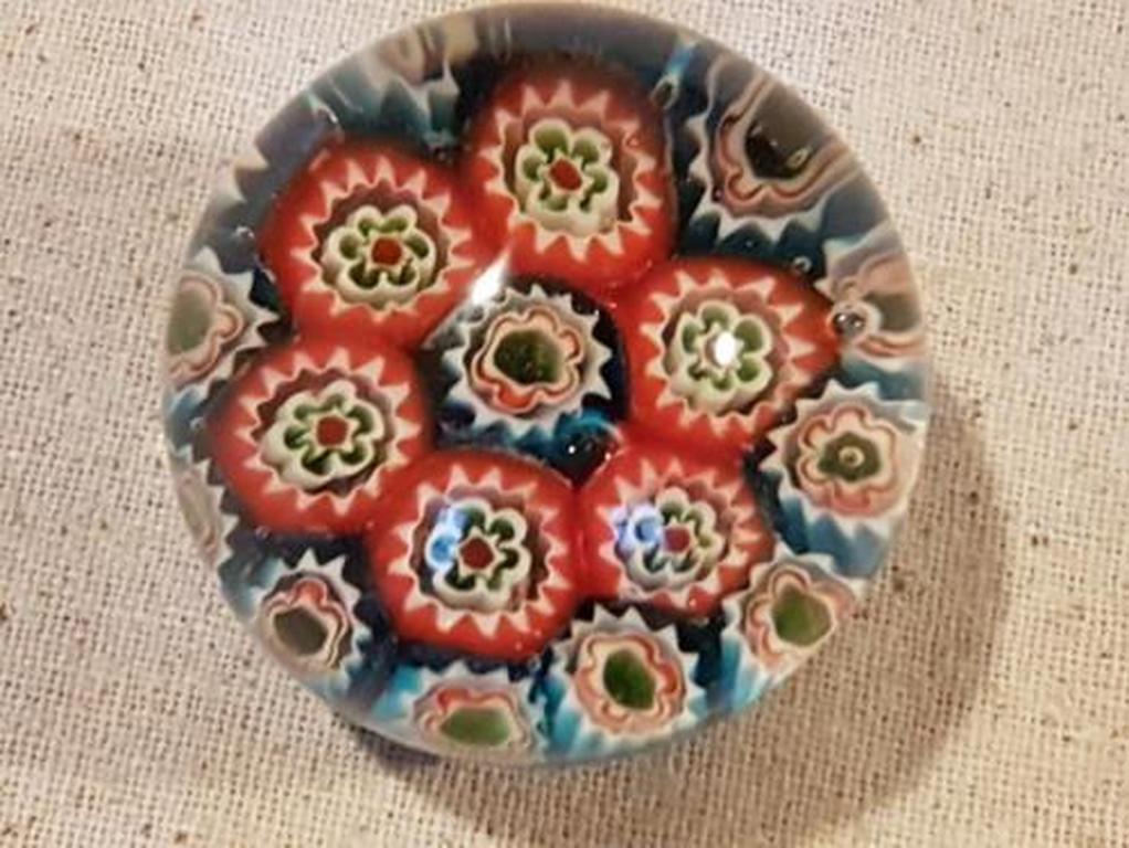 Presse-papier set ( 3 pz) met murrine kopen? Bied vanaf 10!