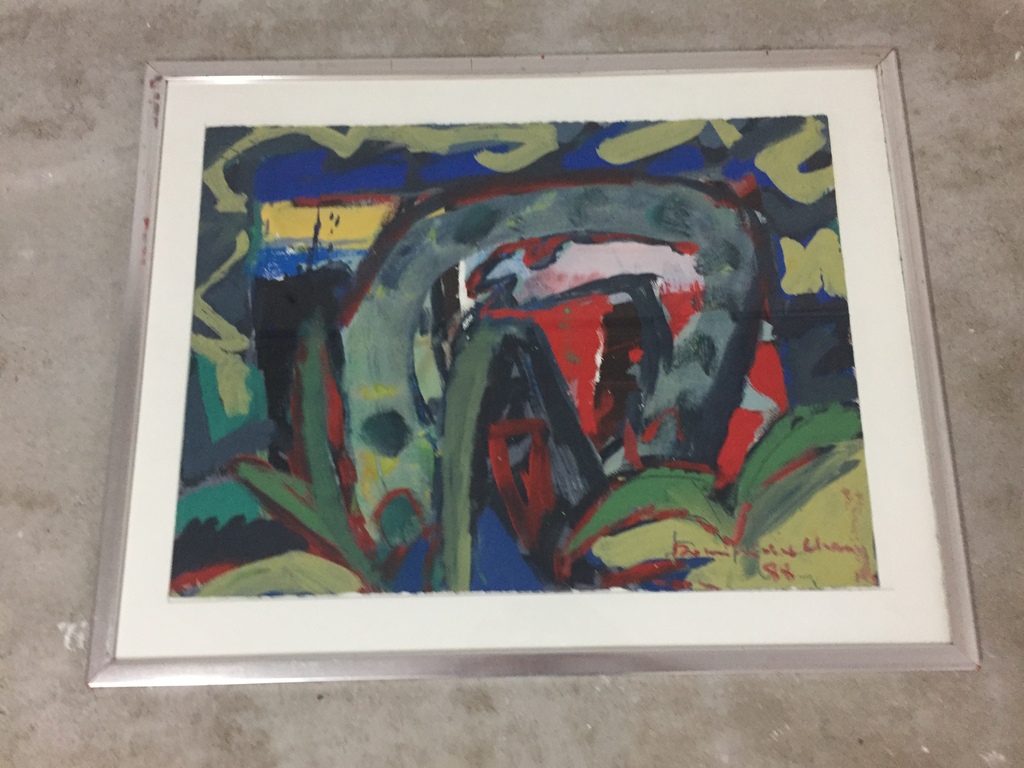 Dominique Chan acryl op papier. Gesigneerd. kopen? Bied vanaf 1!