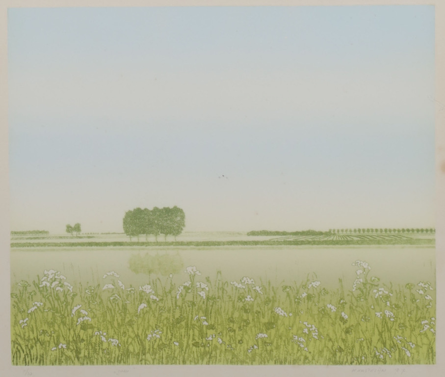 Henk Kastelijn: Ets, Juni - Ingelijst kopen? Bied vanaf 1!