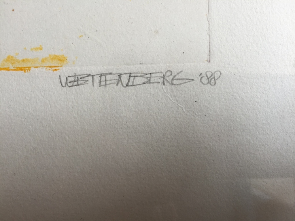 Weitenberg kleur Ets/zeefdruk 1988 kopen? Bied vanaf 1!