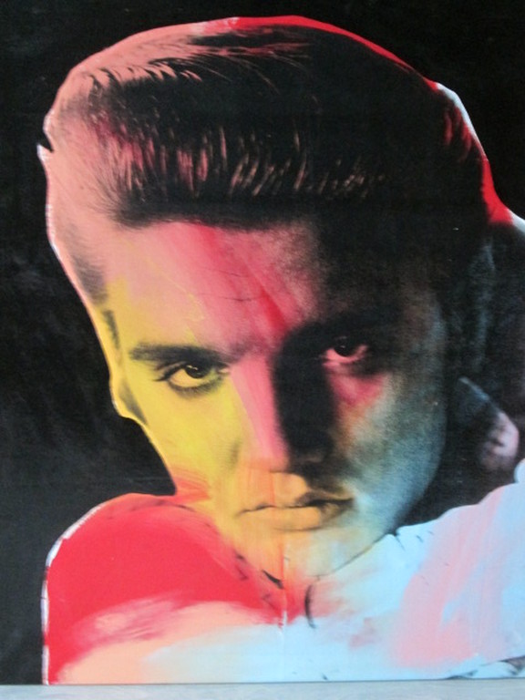 STEVE KAUFMAN  ELVIS PRESLEY . [GROOT WERK] verkocht voor € 250!