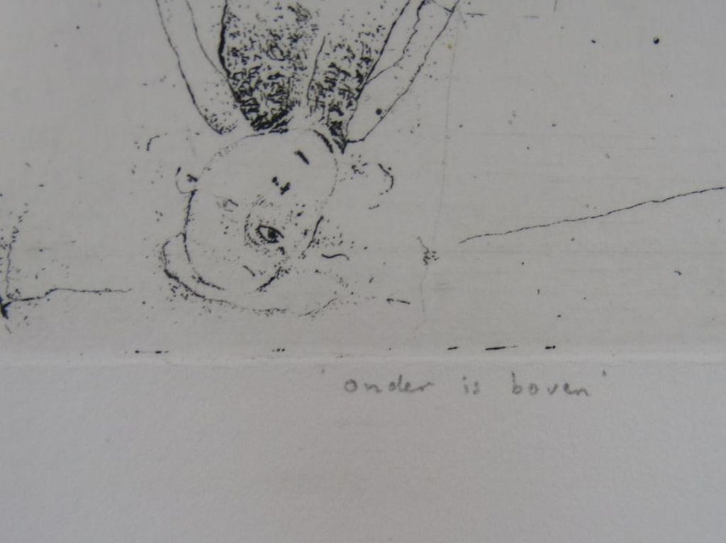 Hans Andringa: Ets, Onder is boven kopen? Bied vanaf 1!