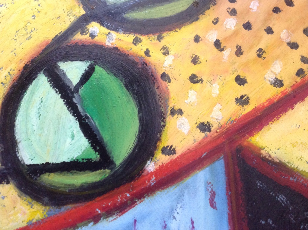 Janna, z.t. Olie op board,  82  x 72 cm  kopen? Bied vanaf 60!