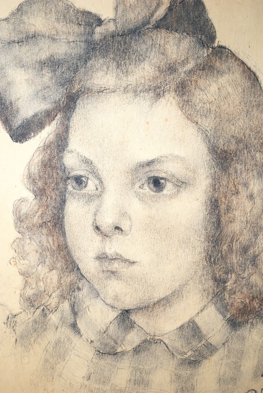 Tekening van Angèle, Maastricht, 1946 verkocht voor € 35!