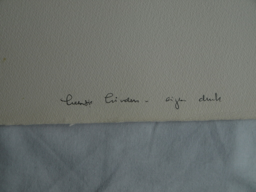 Leentje Linders : Ets en aquatint , De vrije val II – ca 1977 kopen? Bied vanaf 25!