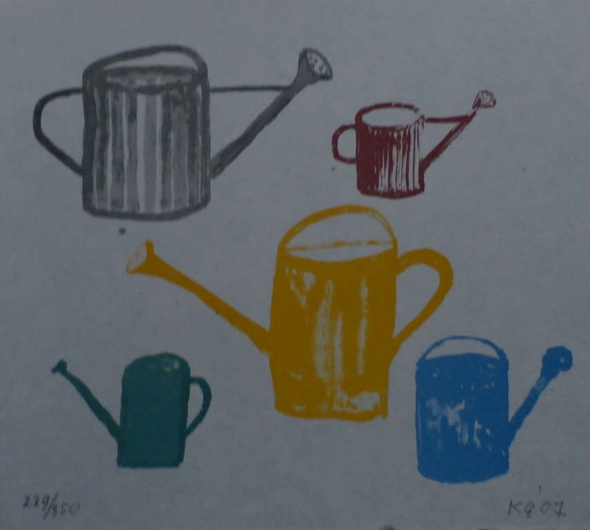 Klaas Gubbels, litho: De Gieters, handgesigneerd en genummerd, 2007 verkocht voor € 95!