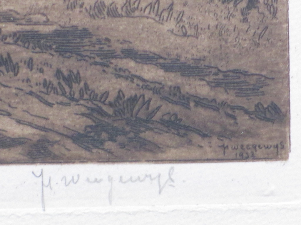 Hendrik Weegewijs, Watermolen te Edam, Ets kopen? Bied vanaf 40!