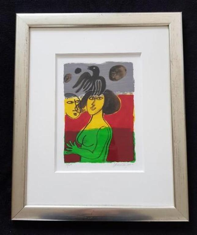 Corneille - ingelijste zeefdruk op papier - 2002 - gesigneerd  kopen? Bied vanaf 1!