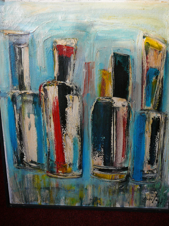 Aponte: Stilleven 'Odeurs Agreables' -olieverf 1994, gesigneerd- kopen? Bied vanaf 50!