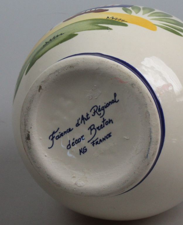 Keller & Guerin Luneville vaasje decor Breton kopen? Bied vanaf 12!