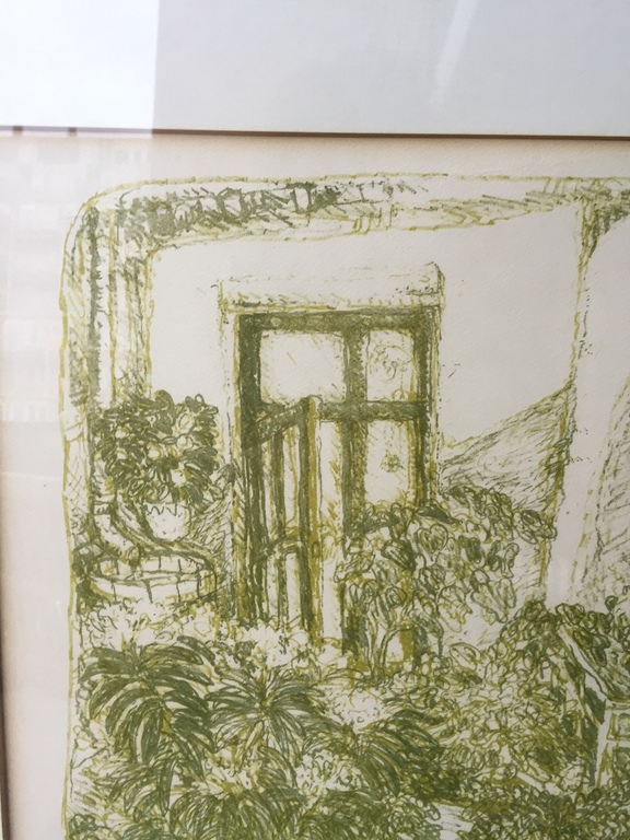 Carst (Ernst) Lulofs - Zinklitho eigen druk 1/7 (39 x 39 cm) 1974 - Daktuin kopen? Bied vanaf 1!