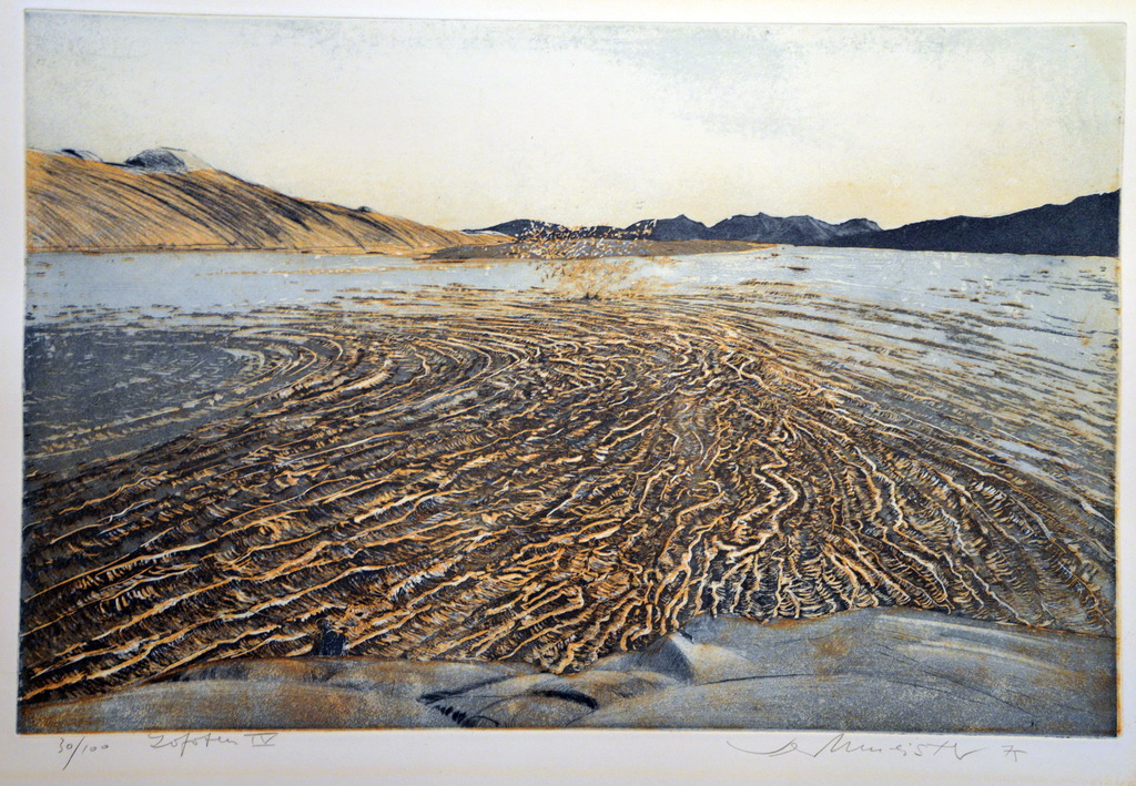 WOLFGANG WERKMEISTER  * ETS * ' Lofoten IV'  1975  gesigneerd nr.30/100 verkocht voor € 159!