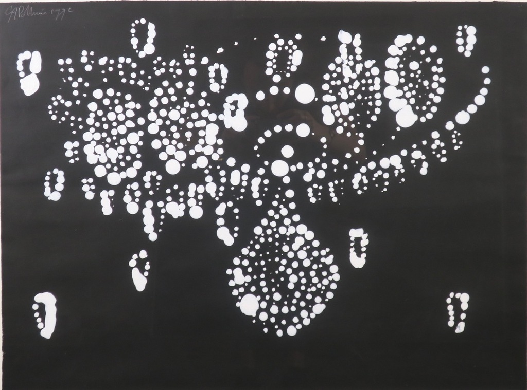 Gerard Polhuis: Acryl op papier, Kroonluchter - Ingelijst kopen? Bied vanaf 35!