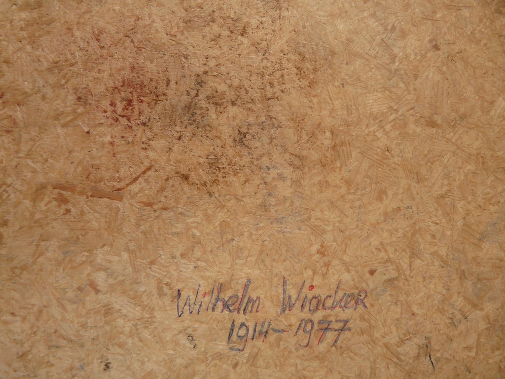 Mooie modern werk ( graues erhaben) van Wilhelm Wiacker 1914-1977Duisburg kopen? Bied vanaf 40!