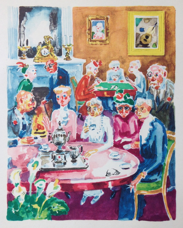 Kees van Dongen. Originele illustratie uit 1947. Incl Certificaat verkocht voor € 80!