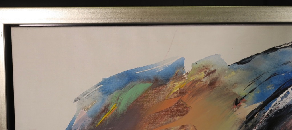 Peter Meijer: Olieverf en Aquarel op doek, Abstract - Ingelijst kopen? Bied vanaf 250!