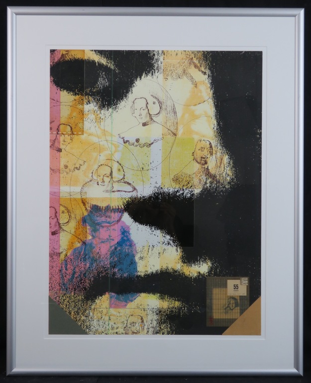 Harald Vlugt: Zeefdruk en collage, Spring - Ingelijst (Groot) kopen? Bied vanaf 50!