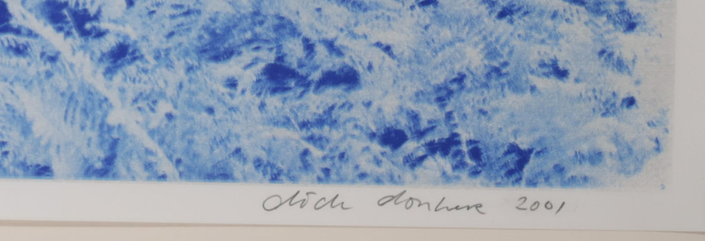 Dick Donker: Zeefdruk, Ontwerp voor een schildering V - Ingelijst kopen? Bied vanaf 20!