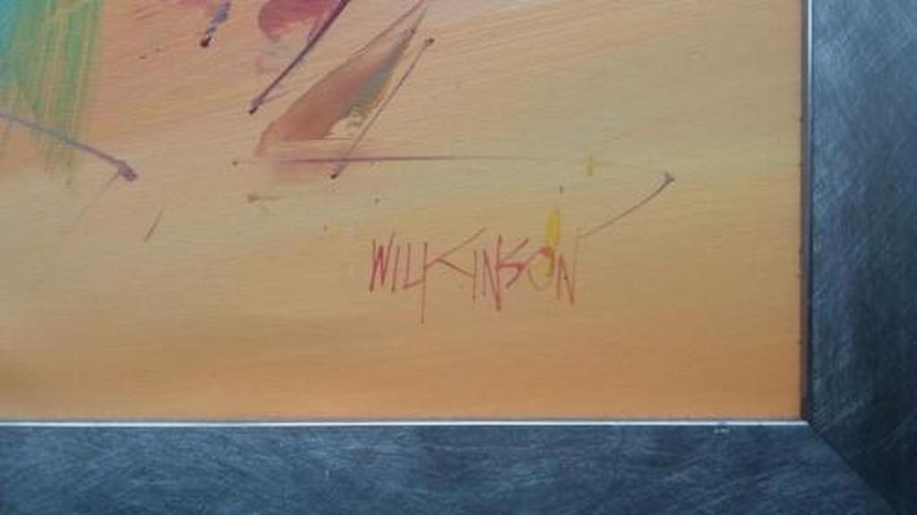 Wilkinson - abstracte compositie - olieverf op doek kopen? Bied vanaf 1!