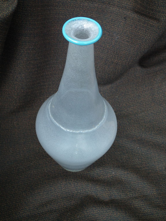 Ongespecificeerd - Kosta Boda Monica Backström flesvaas grijs blauw kopen? Bied vanaf 60!