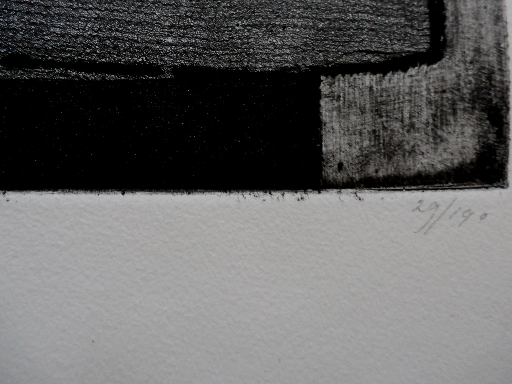 Ko Oosterkerk, Ets: Abstracte compositie, 1968, handgesigneerd kopen? Bied vanaf 50!