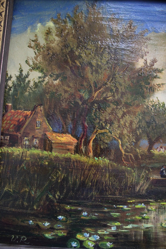 Onbekende schilder: Een meer  kopen? Bied vanaf 35!