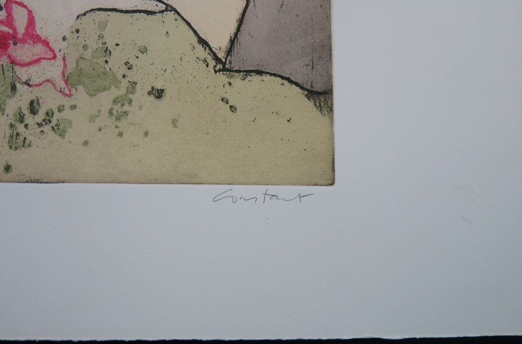 Constant: Ets en Aquatint, Het bondgenootschap tussen Casanova en de moraal kopen? Bied vanaf 1500!