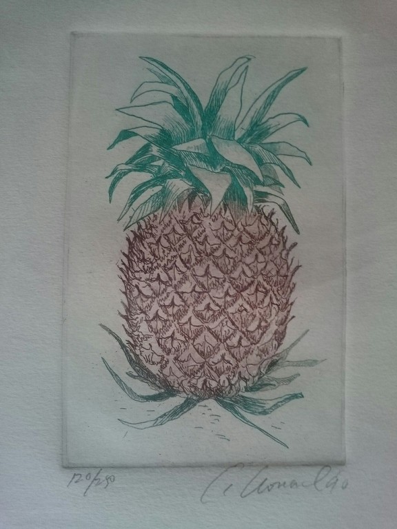 Lot van 2 kleurenetsen van dezelfde kunstenaar kopen? Bied vanaf 1!