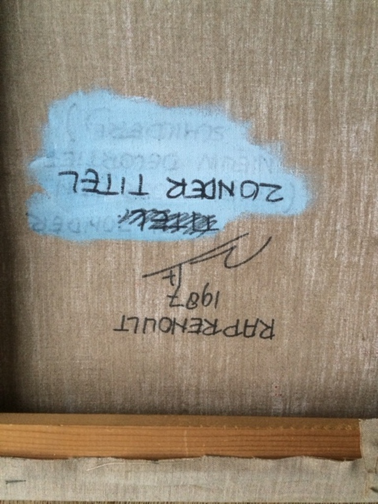 rob renoult (1955) abstract zonder titel 1987 kopen? Bied vanaf 50!