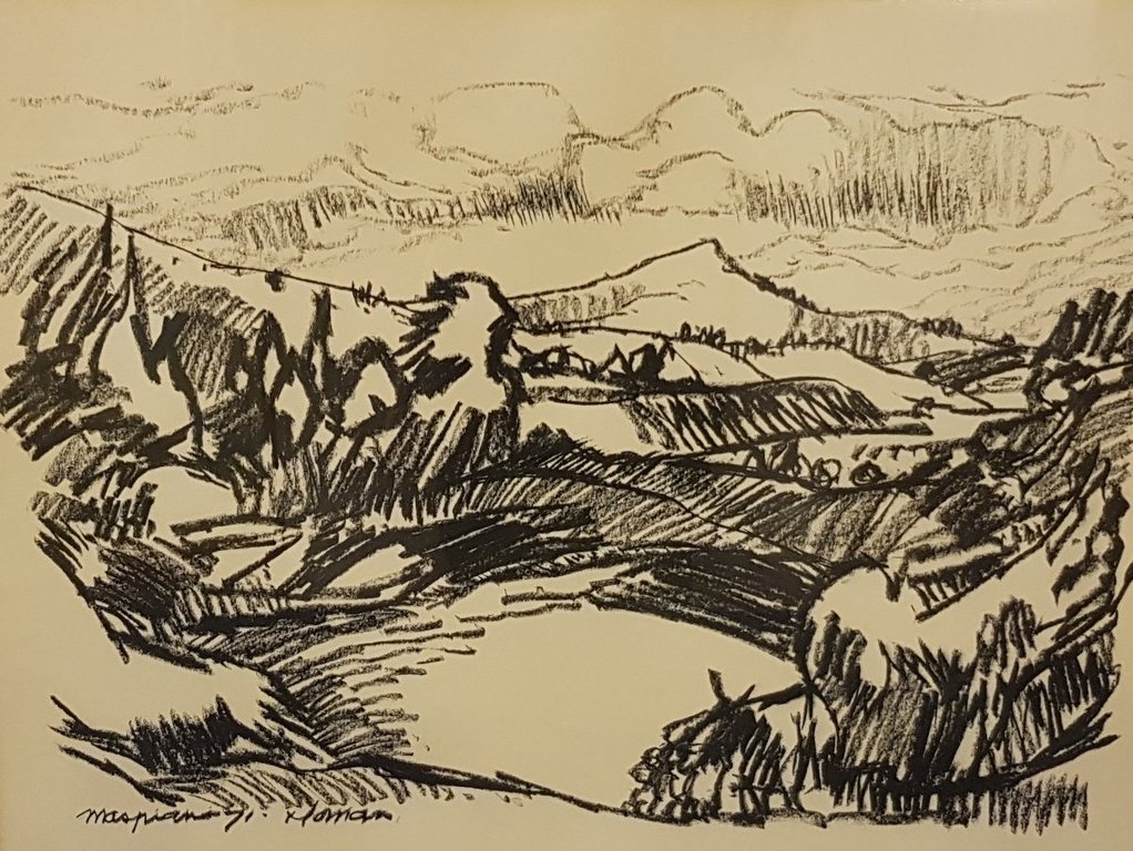 Jan Hofman - Pastelkrijt op Papier - Maspiano kopen? Bied vanaf 10!